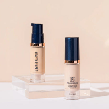 Oil Control Matte Foundation Cream 6 Colors Waterproof Lasting Full Coverage Acne Liquid Concealer Face Base Makeup Cosmetics