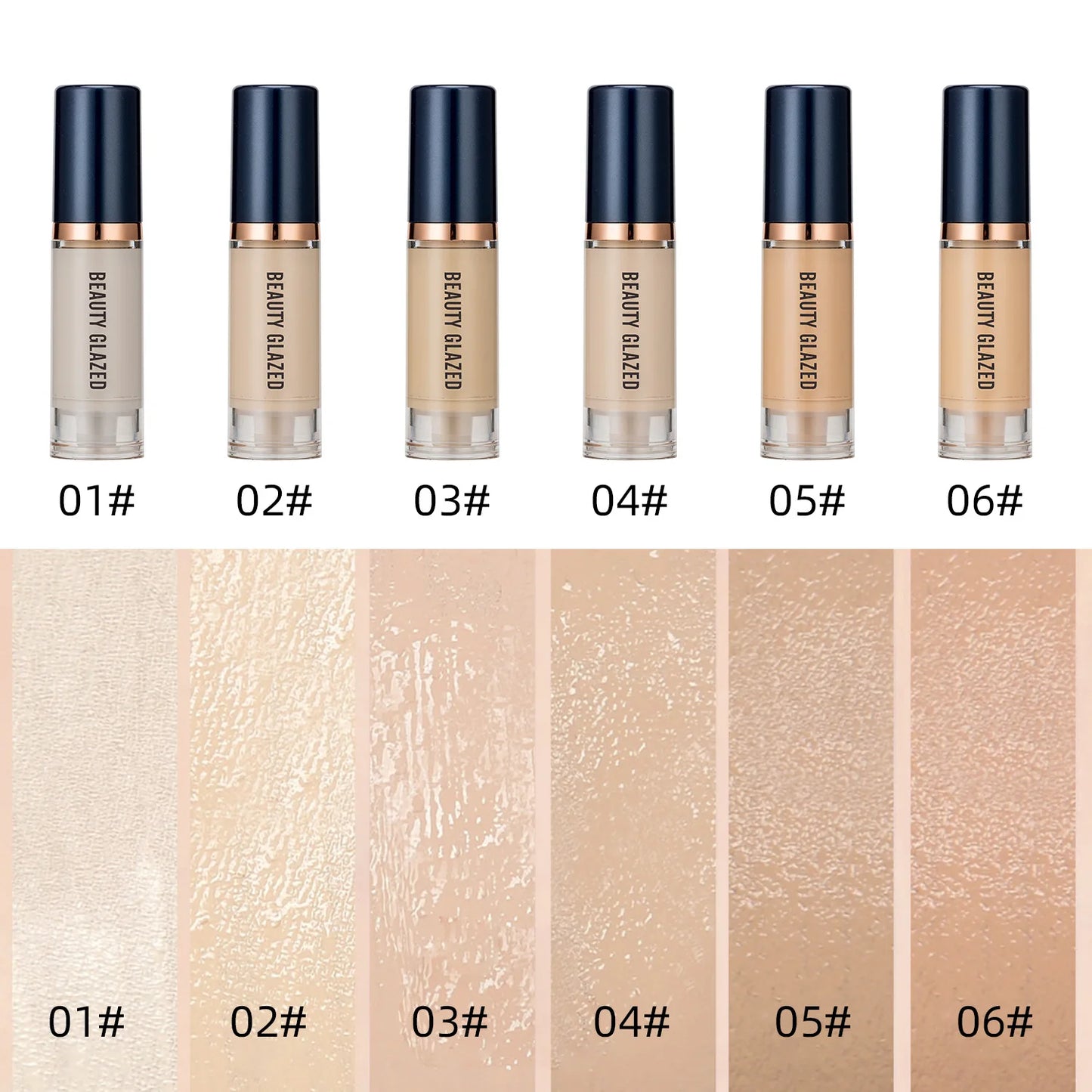 Oil Control Matte Foundation Cream 6 Colors Waterproof Lasting Full Coverage Acne Liquid Concealer Face Base Makeup Cosmetics