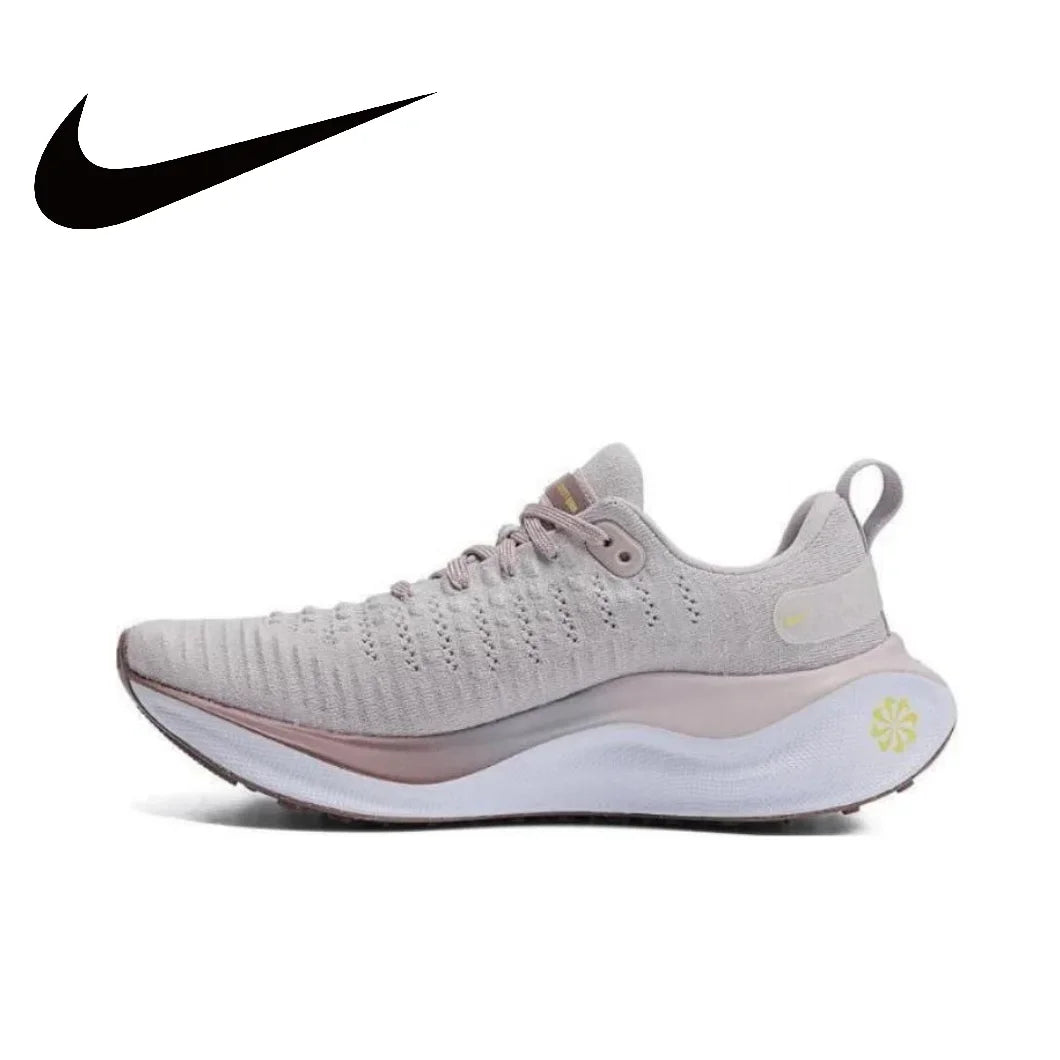 Nike Original React Infinity Run Flyknit 4 Foam Women's Soothing Shock Absorption Low Top Casual Running Shoes