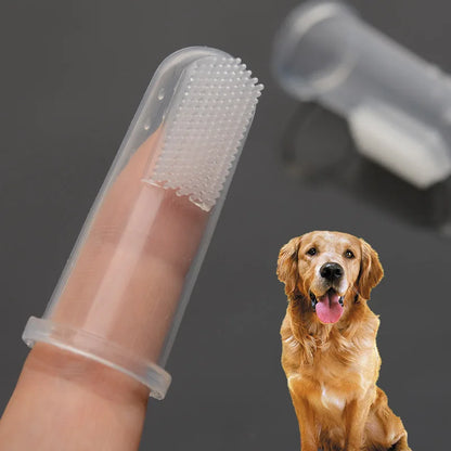 Pet Silicone Finger Cots Toothbrush Cats Dogs Brushing dog accessories Pet Teeth Oral Cleaning Products In Addition  Perros