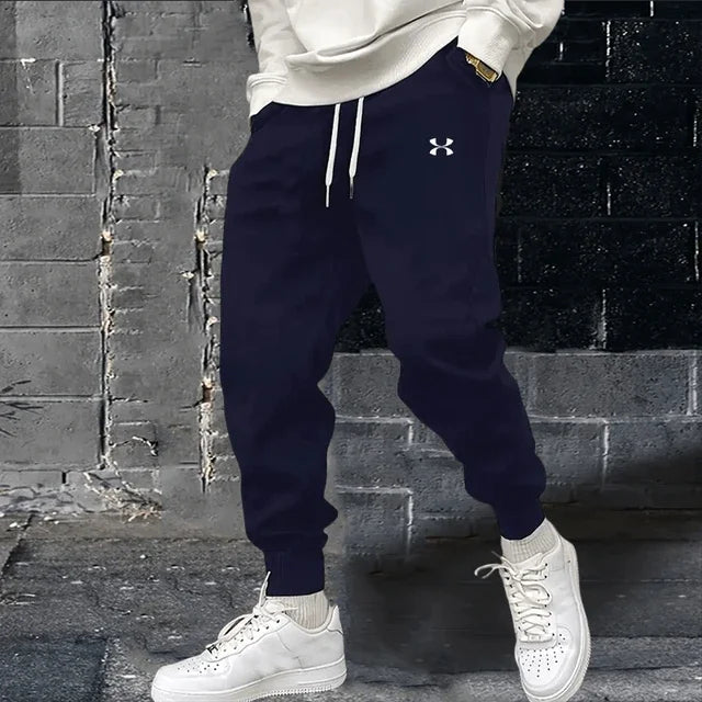 2024 Men's spring and autumn printed jogging pants Casual training pants Fashion high quality fitness sweatpants