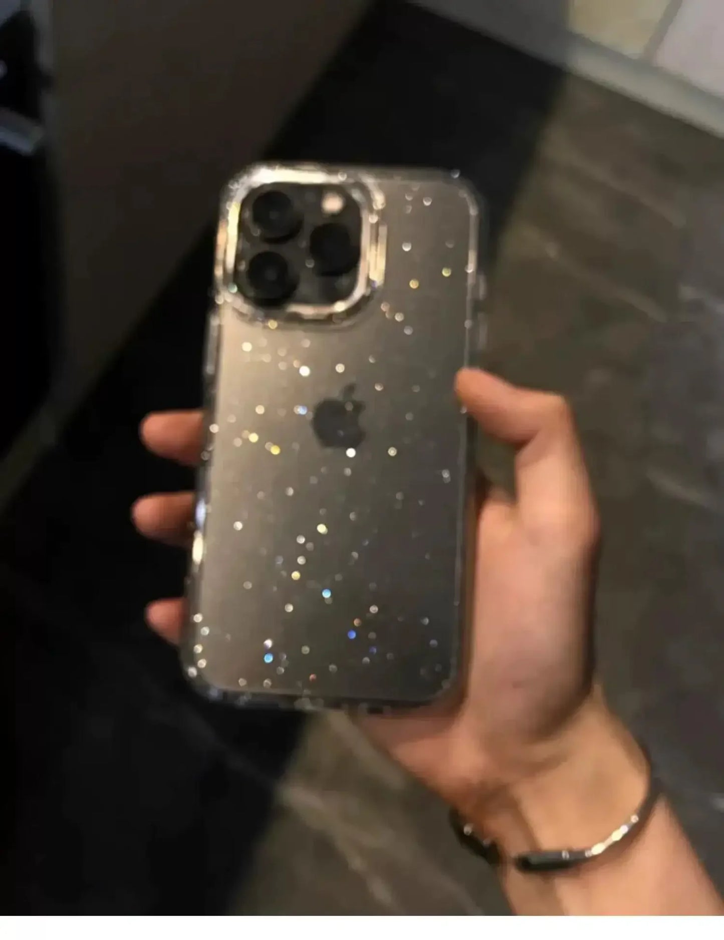 Luxury Bling Glitter Clear Phone Case For iPhone 16 15 14 13 12 11 Pro Max X XR XS 7 8 Plus Shockproof Transparent Soft Cover