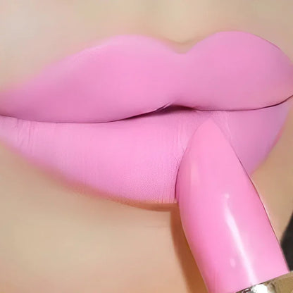 Rose Pink Nude Matte Velvet Lipstick Color Rendering Lasting Non-stick Cup Sexy Lipsticks Waterproof Beauty Lips Makeup Cosmetic