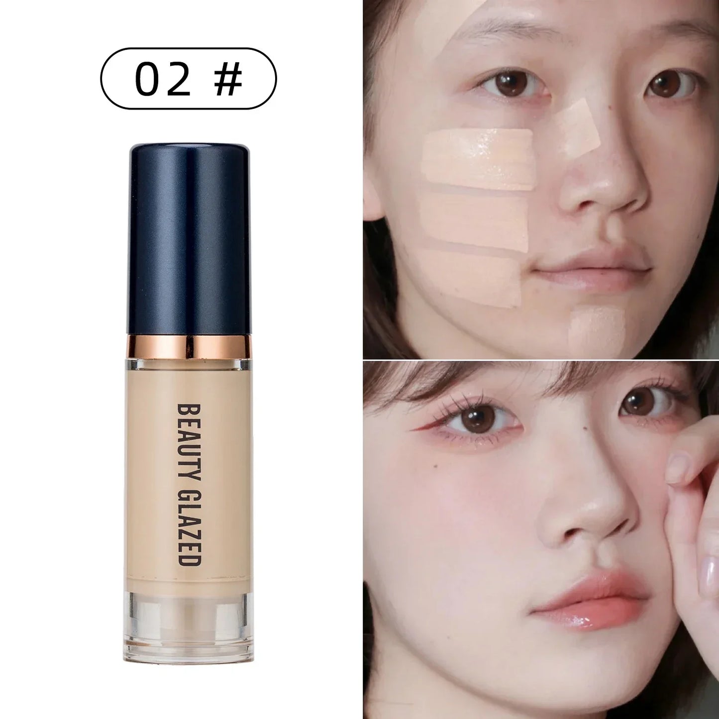 Oil Control Matte Foundation Cream 6 Colors Waterproof Lasting Full Coverage Acne Liquid Concealer Face Base Makeup Cosmetics