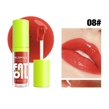 Clear Lip Gloss Moisturizing Lip Oil NonSticky Sexy Plumping Gloss Lips Lipstick Fashion Crystal Jelly Makeup Lip Care Tools New