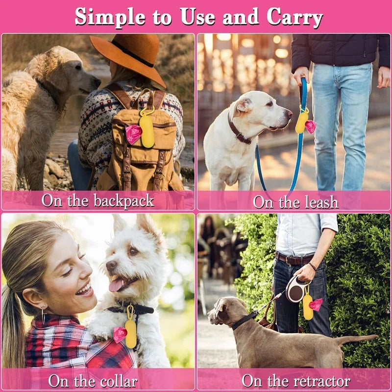 Dog Poop Bags Biodegradable Pet Garbage Bag Dispenser Cat Waste Bags Doggie Outdoor Home Clean Poop Garbage Bag Pet Supplies