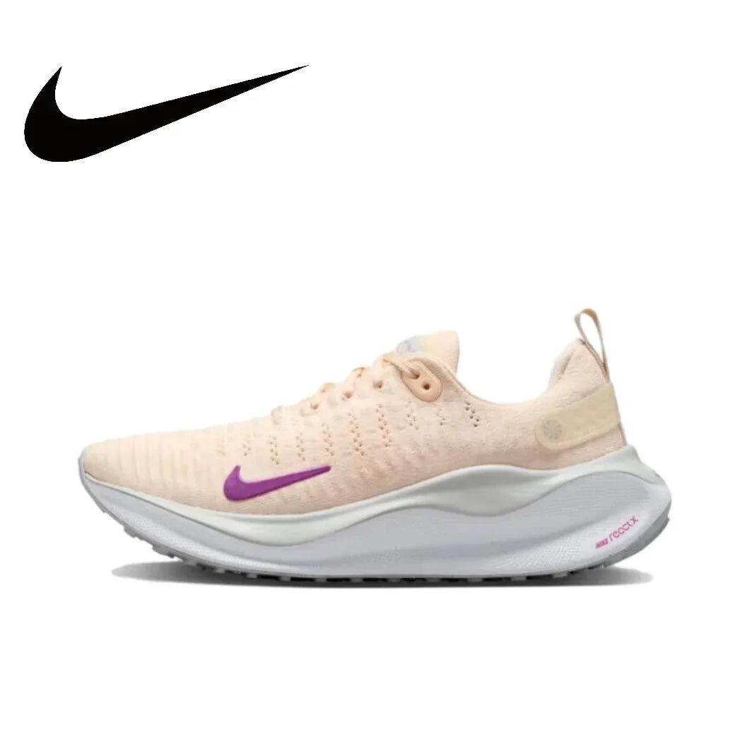 Nike Original React Infinity Run Flyknit 4 Foam Women's Soothing Shock Absorption Low Top Casual Running Shoes