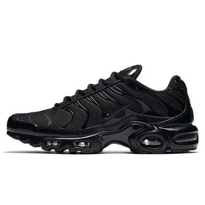 Black Nike Air Max Plus TN Men Women Running Shoes Breathable, Non Slip, Durable Air Cushion, Cushioning Fabric