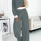 Elegant Women's Set 2024 Spring New Casual Y2k Hooded Sweatshirt Sports Wide Leg Pants Two-piece Suit for Female Streetwear