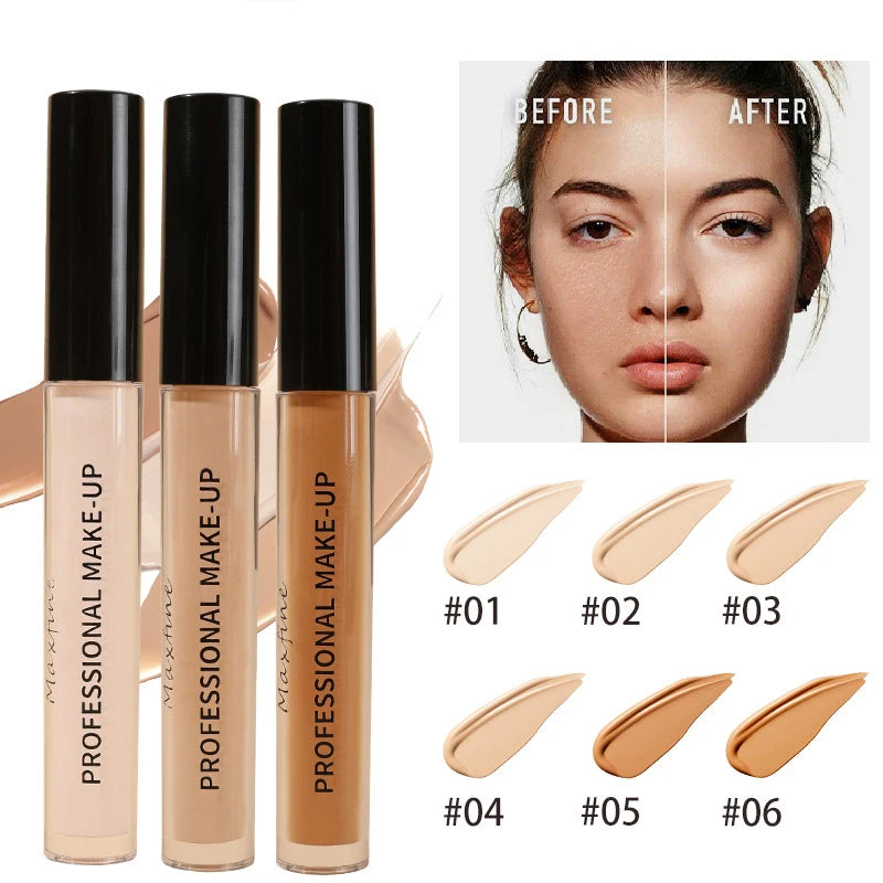 High Coverage Concealer Corrector Anti Dark Circle Freckle Waterproof Foundation Highlighter Pen for Face Makeup Base Cosmetic