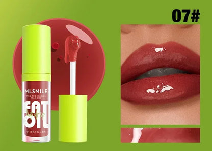 Clear Lip Gloss Moisturizing Lip Oil NonSticky Sexy Plumping Gloss Lips Lipstick Fashion Crystal Jelly Makeup Lip Care Tools New