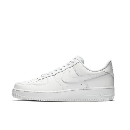 Nike Original White Air Force 1 07 Low Trendy Board Shoes Lightweight Breathable Mens Casual Shoes