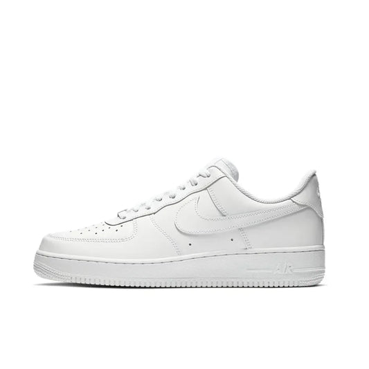 Nike Original White Air Force 1 07 Low Trendy Board Shoes Lightweight Breathable Mens Casual Shoes