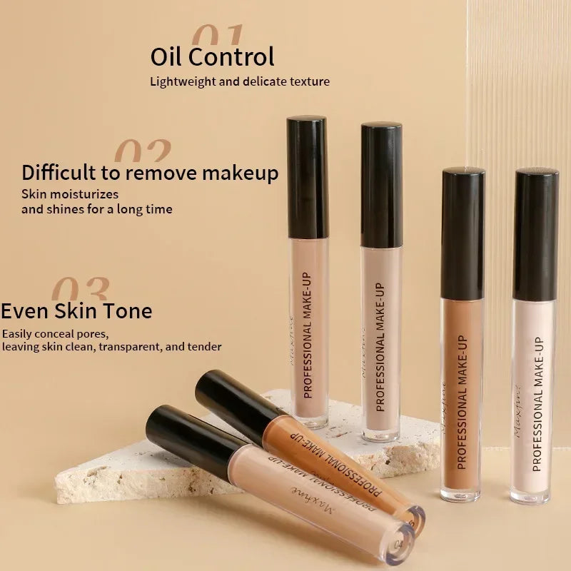 High Coverage Concealer Corrector Anti Dark Circle Freckle Waterproof Foundation Highlighter Pen for Face Makeup Base Cosmetic