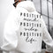 Autumn and Winter Fashion English Letter Printed Hoodie 100% Cotton High Quality Men's Casual Sports and Fitness Clothing