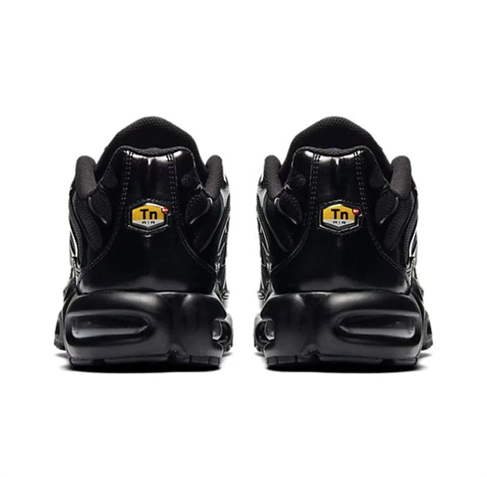 Black Nike Air Max Plus TN Men Women Running Shoes Breathable, Non Slip, Durable Air Cushion, Cushioning Fabric