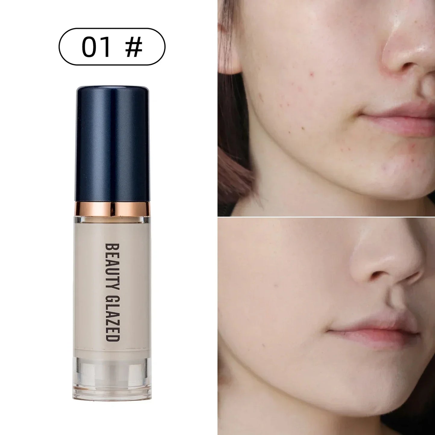 Oil Control Matte Foundation Cream 6 Colors Waterproof Lasting Full Coverage Acne Liquid Concealer Face Base Makeup Cosmetics