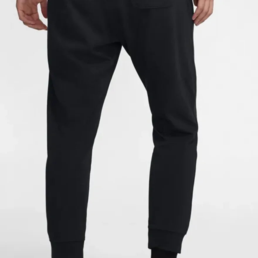 Nike Sportswear Club Knit Crew Long Casual Knit Sweatpants Spring Men's Black For Boys