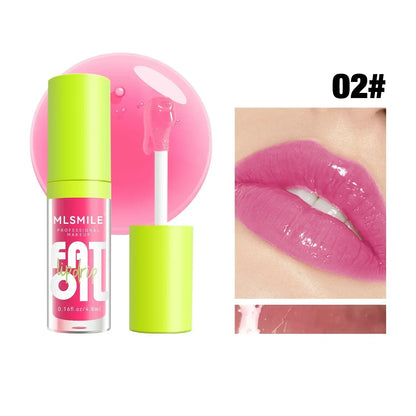 Clear Lip Gloss Moisturizing Lip Oil NonSticky Sexy Plumping Gloss Lips Lipstick Fashion Crystal Jelly Makeup Lip Care Tools New