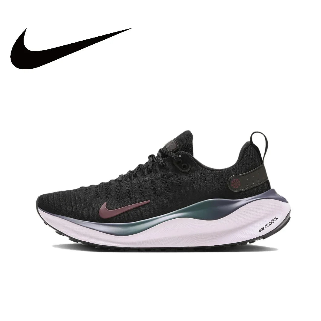 Nike Original React Infinity Run Flyknit 4 Foam Women's Soothing Shock Absorption Low Top Casual Running Shoes