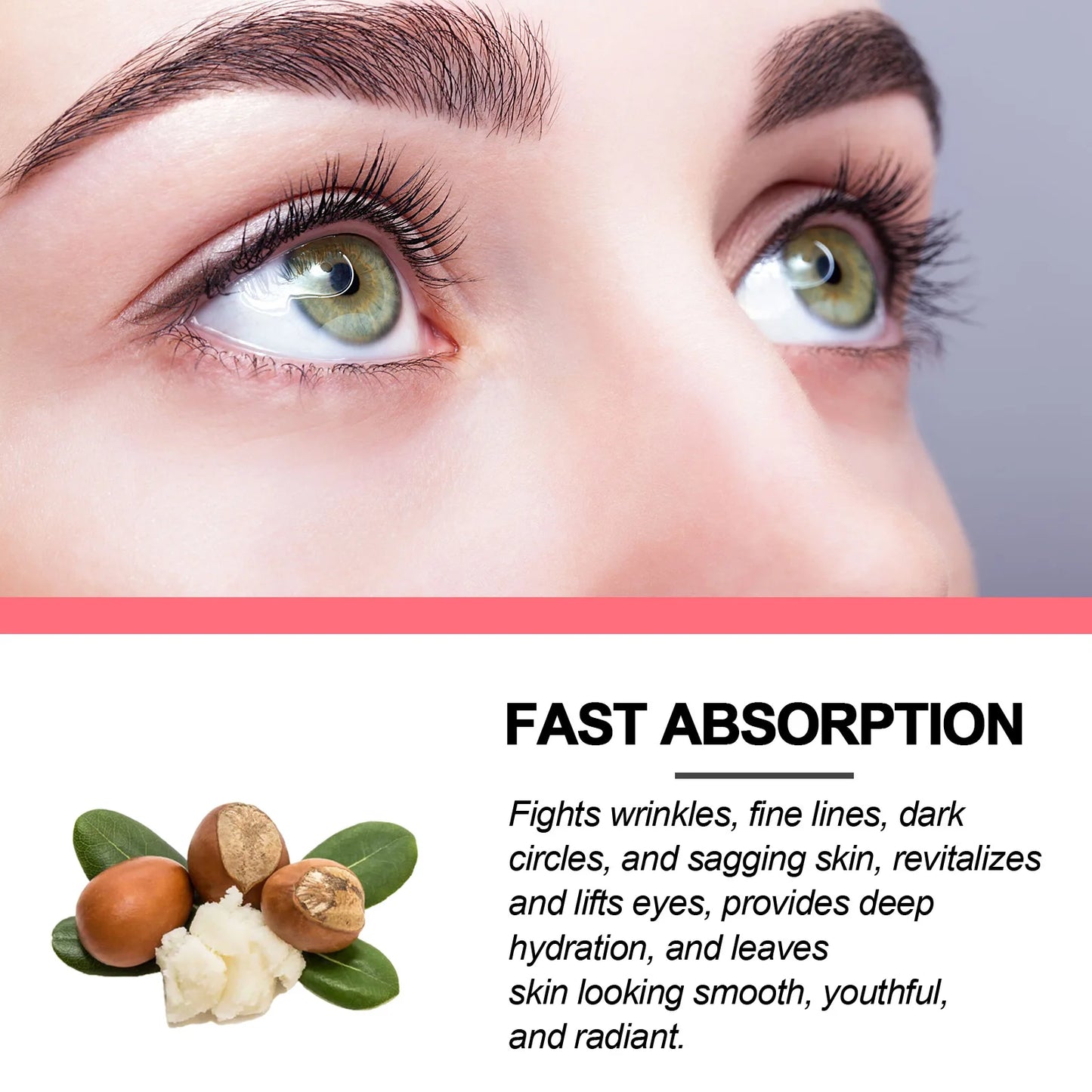 Anti-Wrinkle Eye Cream Remove Eye Bags Dark Circles Anti Aging Lifting Firming Whitening Moisturizing Brighten Skin Care