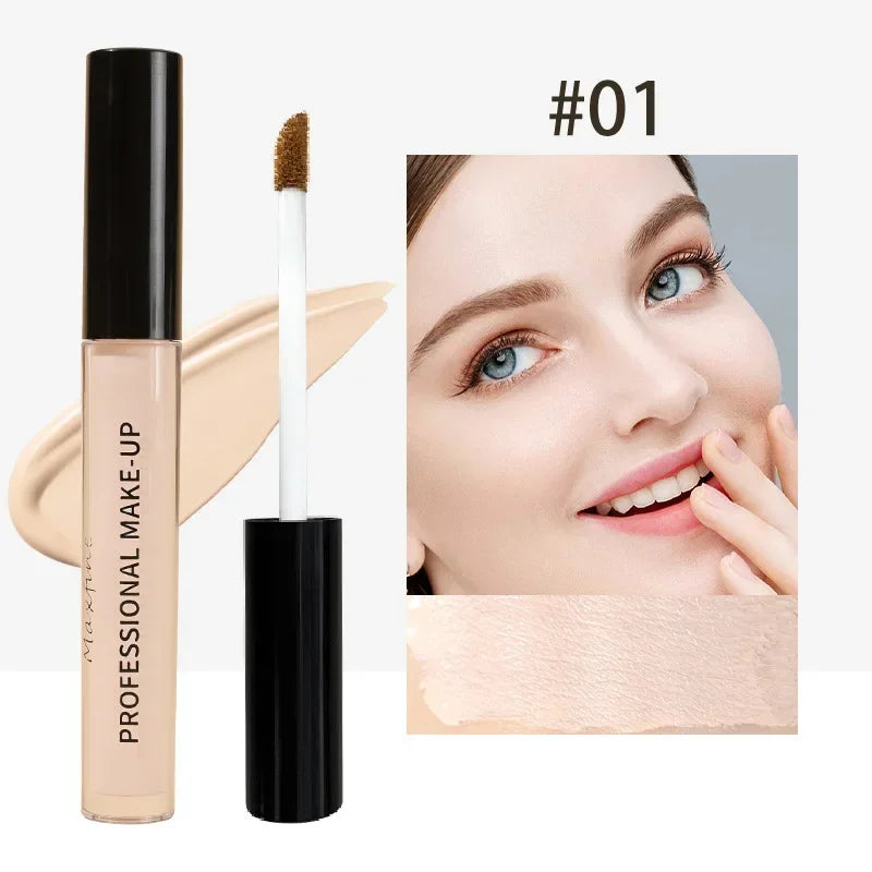 High Coverage Concealer Corrector Anti Dark Circle Freckle Waterproof Foundation Highlighter Pen for Face Makeup Base Cosmetic