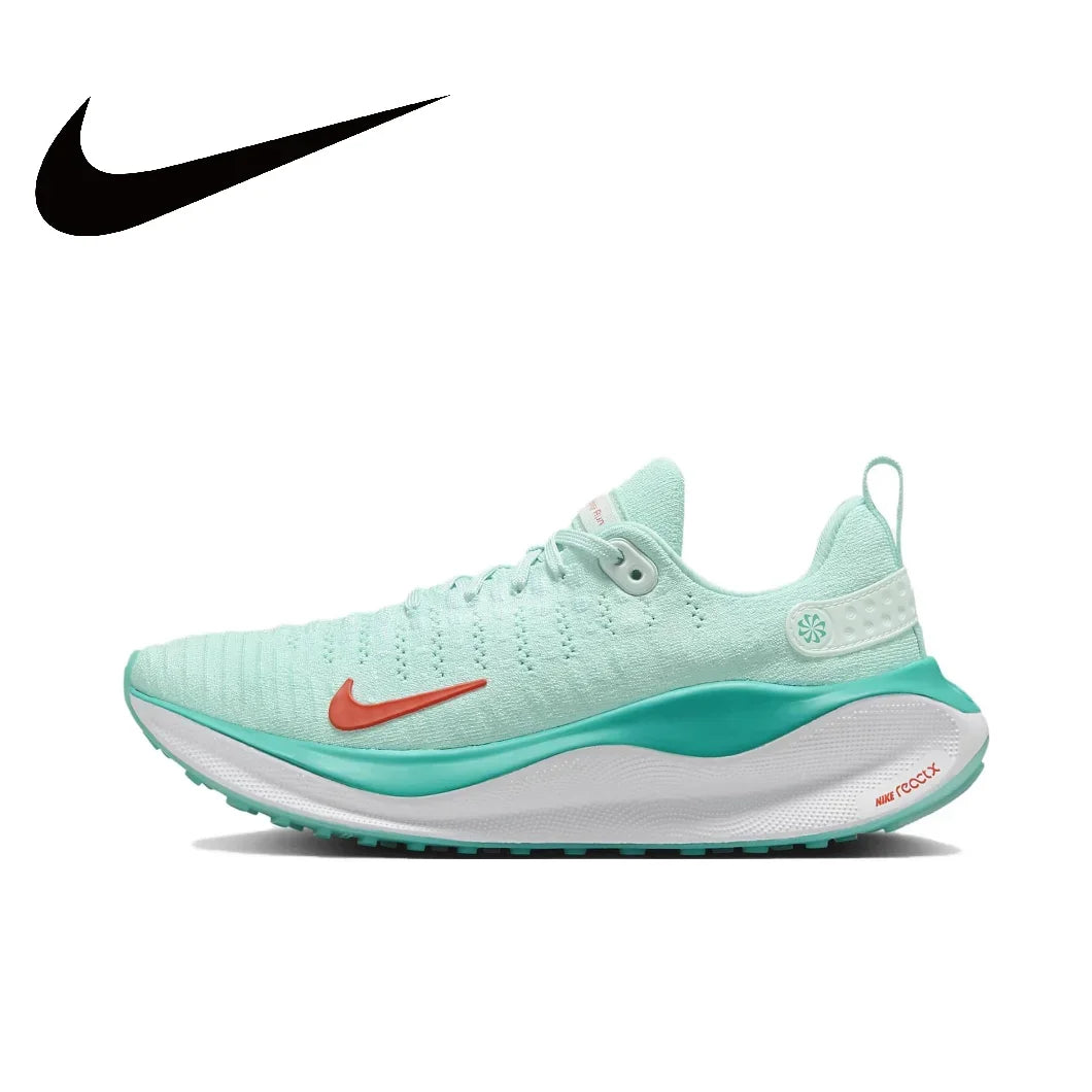 Nike Original React Infinity Run Flyknit 4 Foam Women's Soothing Shock Absorption Low Top Casual Running Shoes