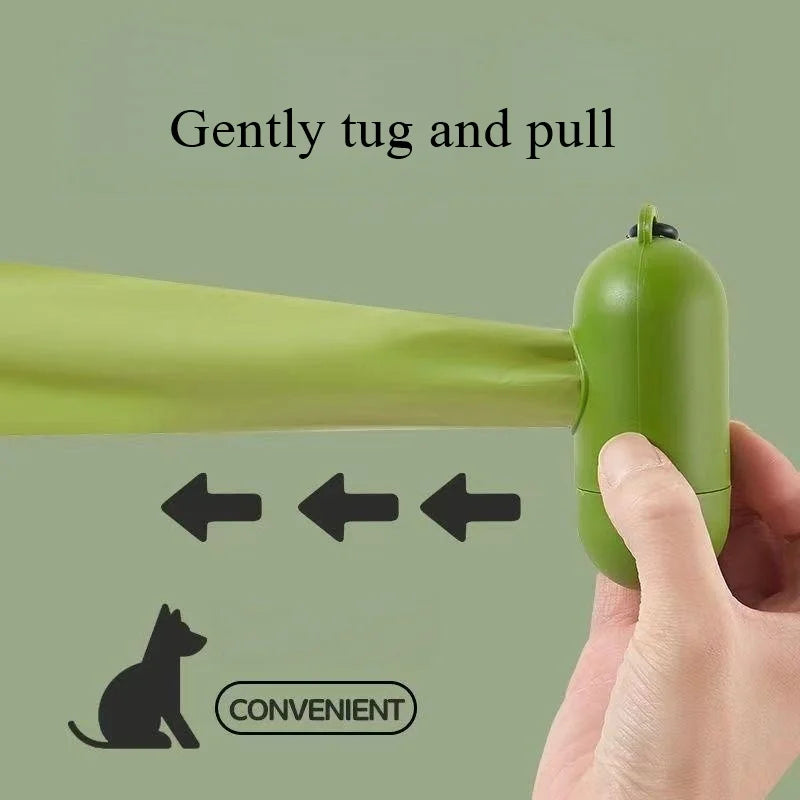 Dog Poop Bags Biodegradable Pet Garbage Bag Dispenser Cat Waste Bags Doggie Outdoor Home Clean Poop Garbage Bag Pet Supplies