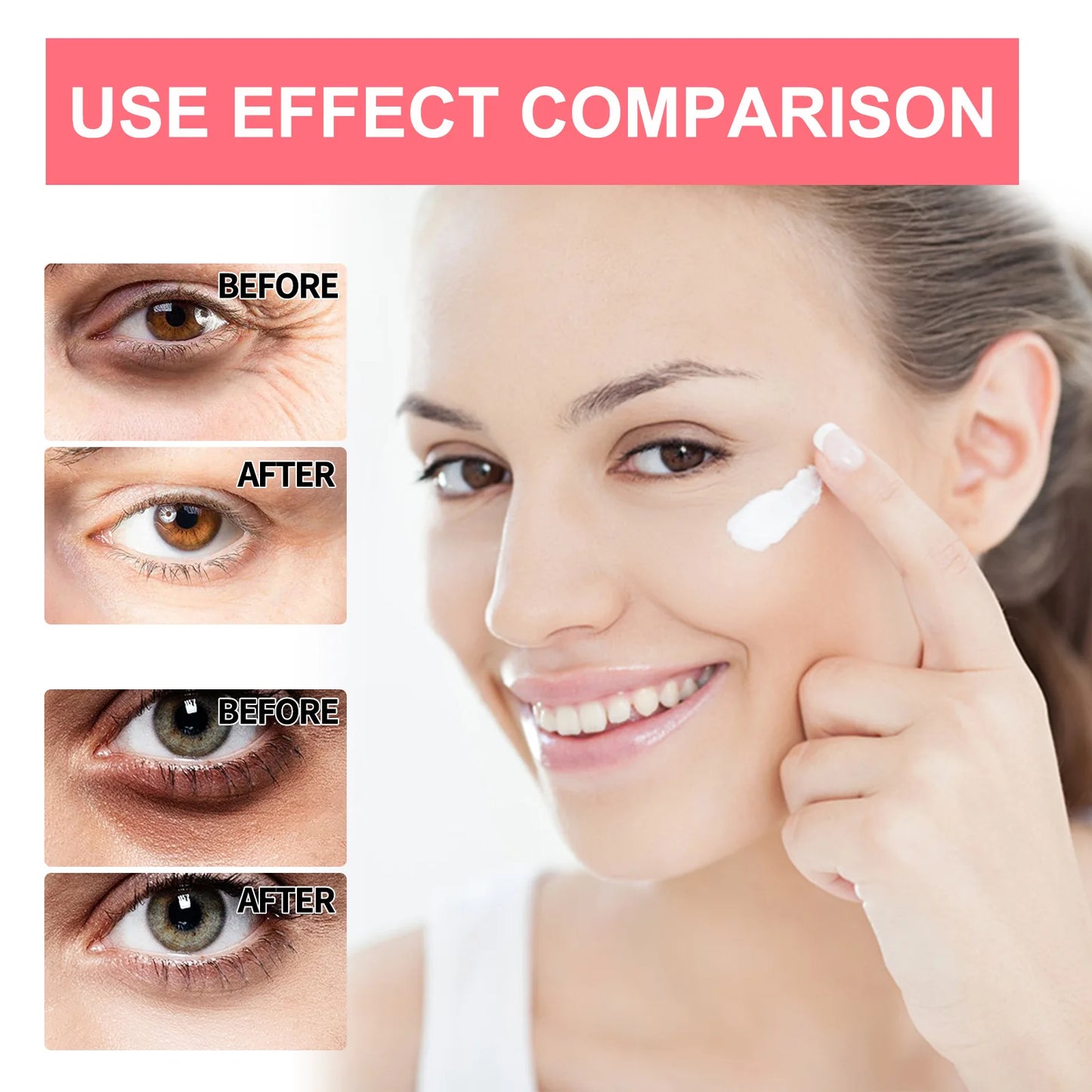 Anti-Wrinkle Eye Cream Remove Eye Bags Dark Circles Anti Aging Lifting Firming Whitening Moisturizing Brighten Skin Care